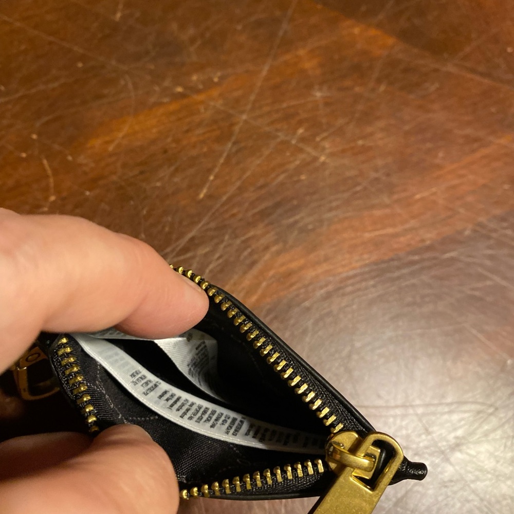 Aldo Black and Gold Card Holder - Picture 3 of 4